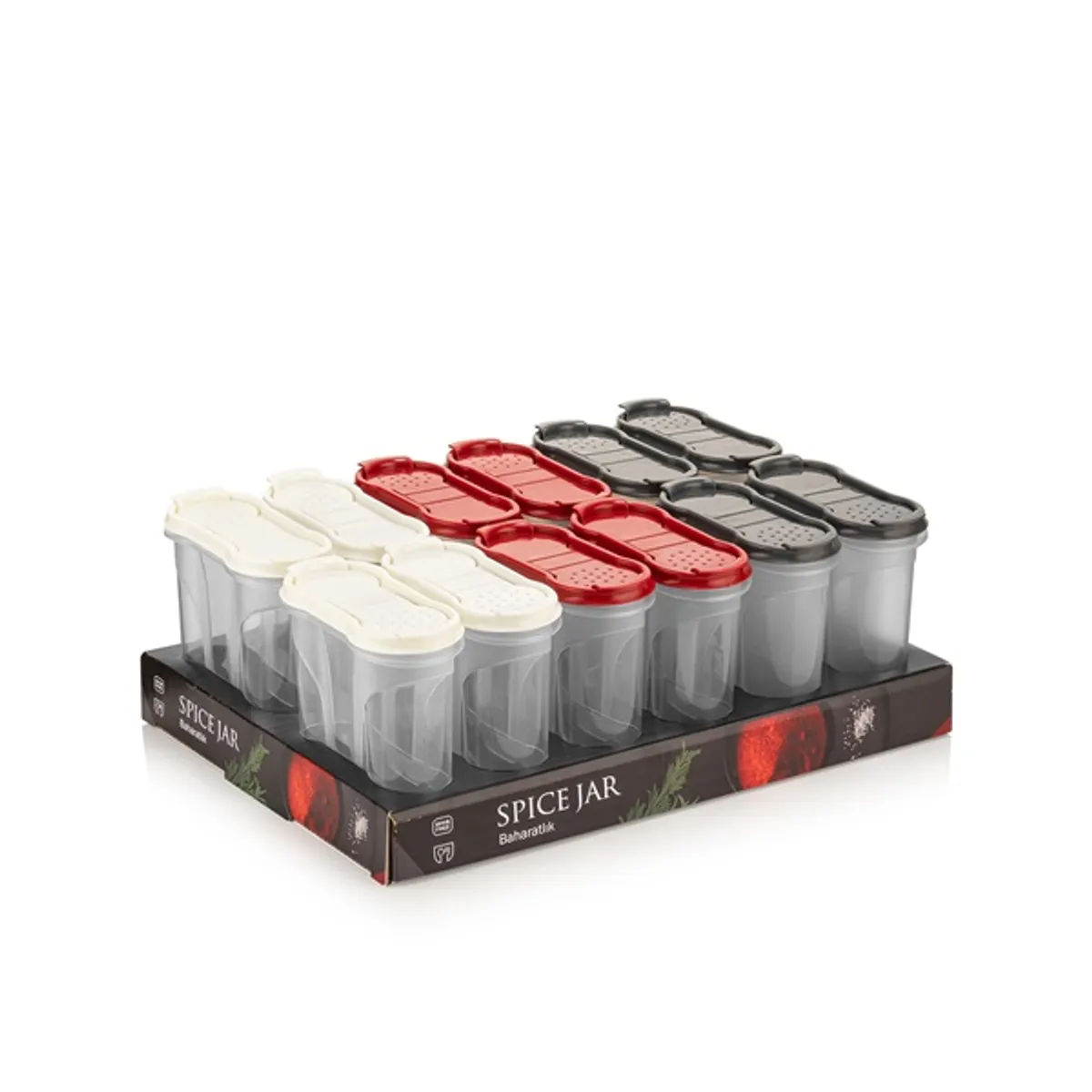 IRIS L-00536 fűszertartó, szóró 300ml, elefántcsont, piros vagy antracit színű #6