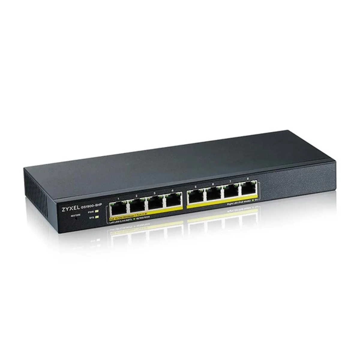 ZyXEL GS1900-8HP v3 8port GbE LAN PoE (70W) smart menedzselhető switch #2