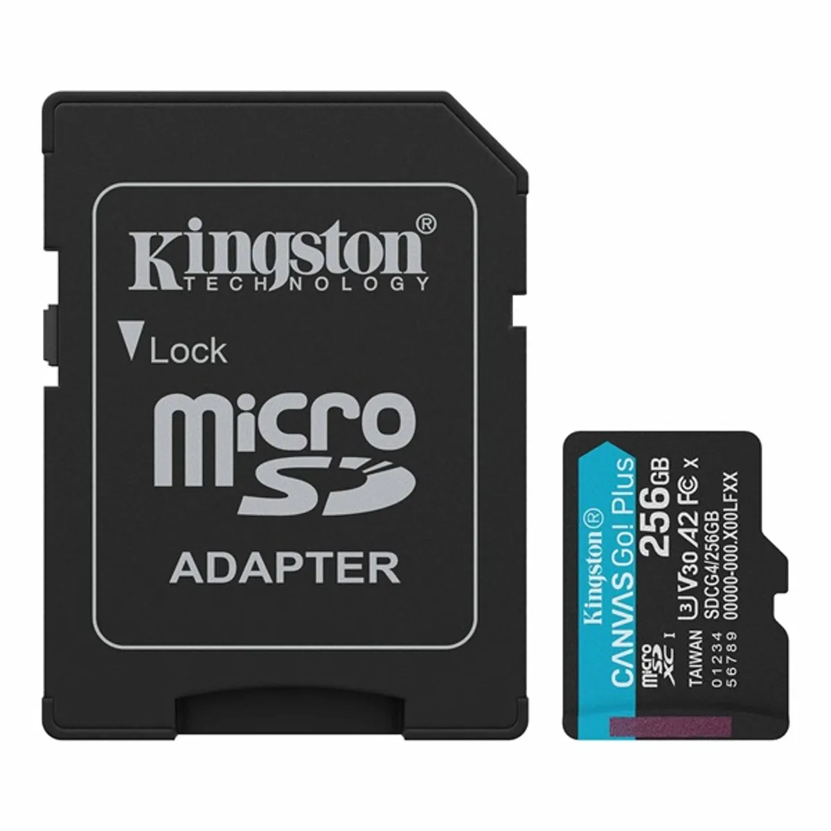 Kingston 256GB SD micro (MicroSDXC V30 U3) SDCG4/256GB memória kártya adapterrel #1