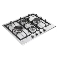 Candy CHG6D4WTX inox, beépíthető, gáz, főzőzóna:4, főzőlap #4