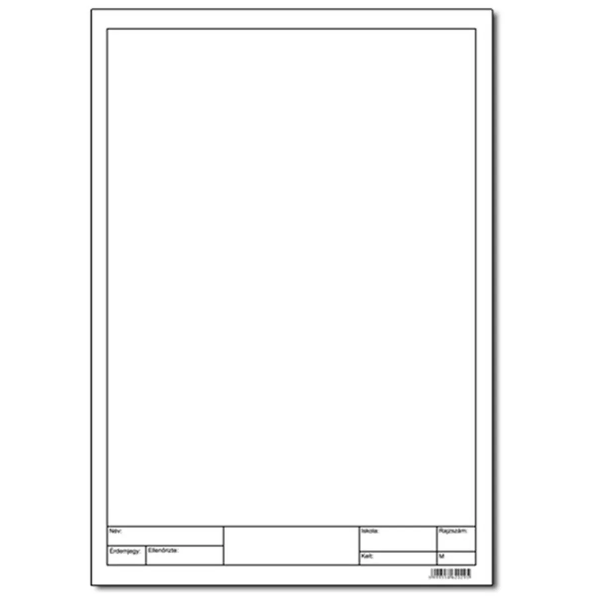 A4 keretezett 10db-os rajzlap #1
