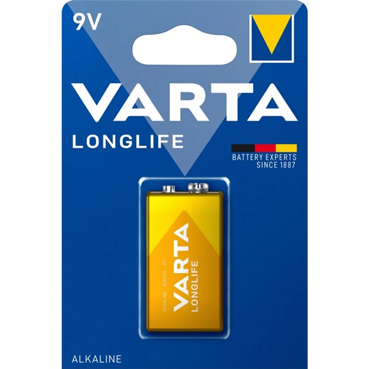 VARTA 4122101411 Longlife alkáli 9V elem 1db/bliszter #2