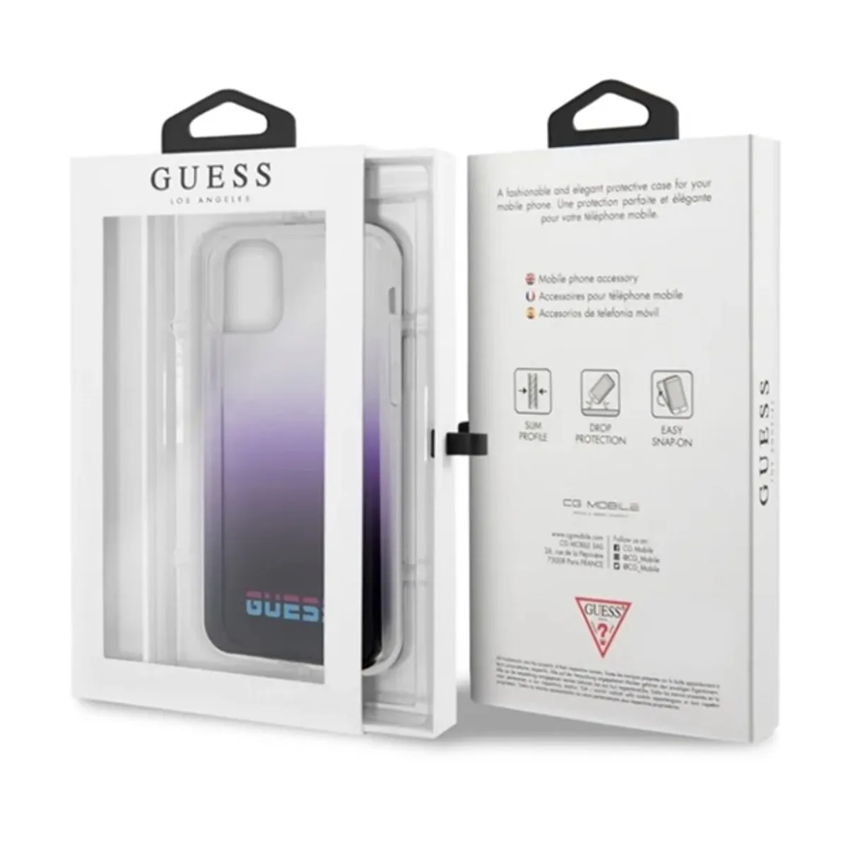 GUESS California iPhone 11 Pro lila PC/TPU tok #6