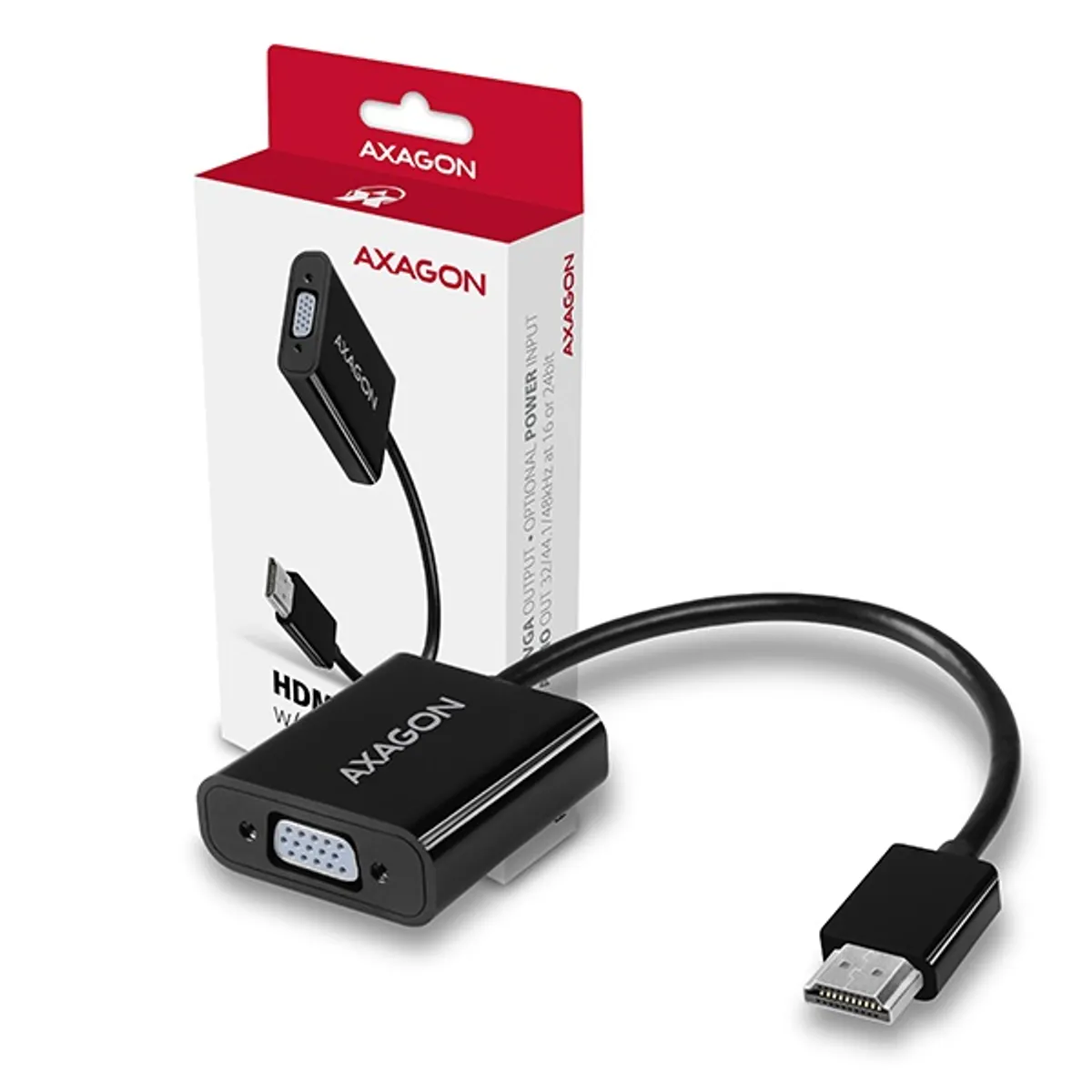 Axagon RVH-VGAN HDMI - VGA + audio out adapter #8