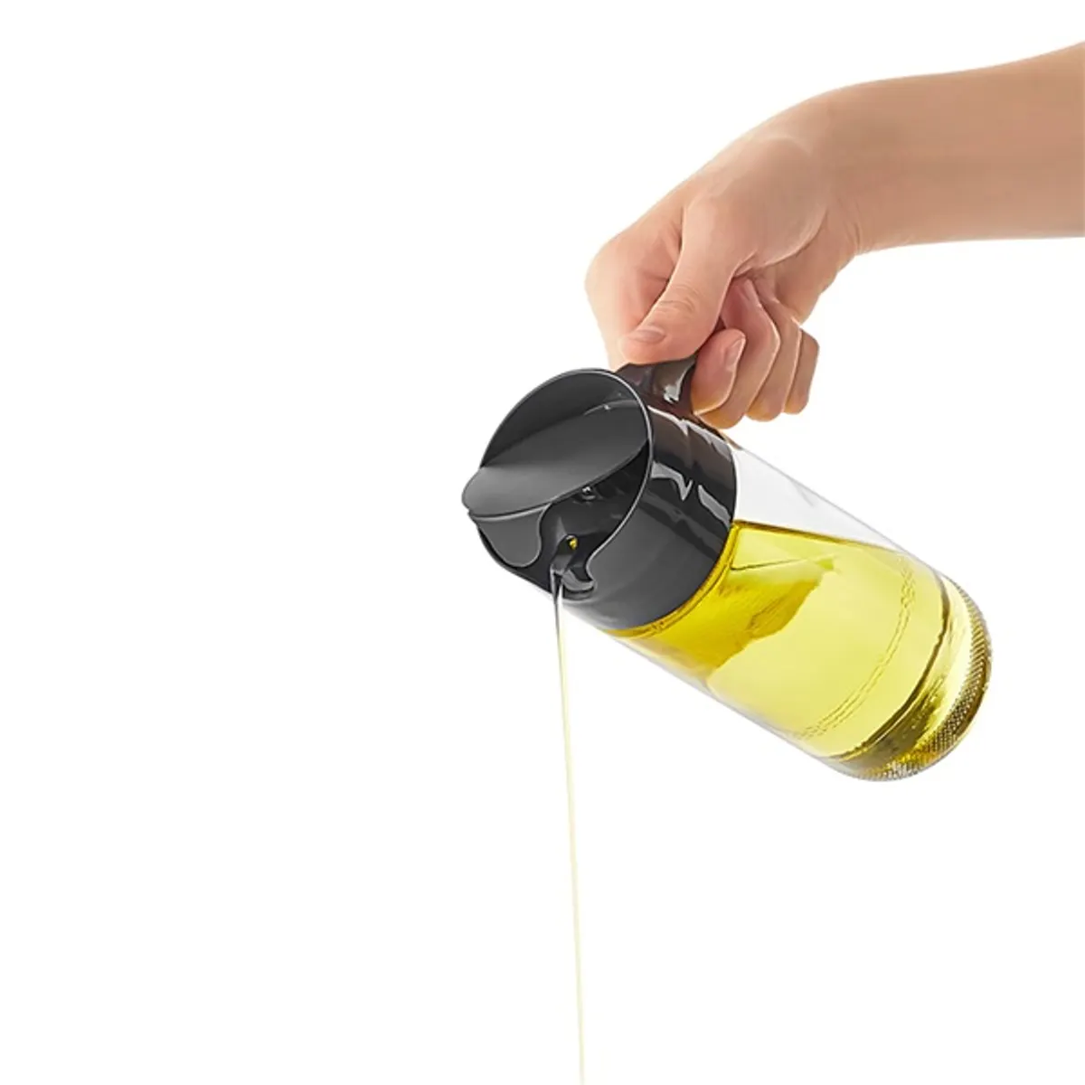 IRIS C-00413 Olaj és ecet üveg kiöntő 500ml , szürke vagy fekete színű #7