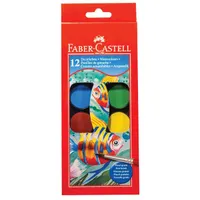 Faber-Castell 30 mm 12 színű vízfesték készlet ecsettel #1