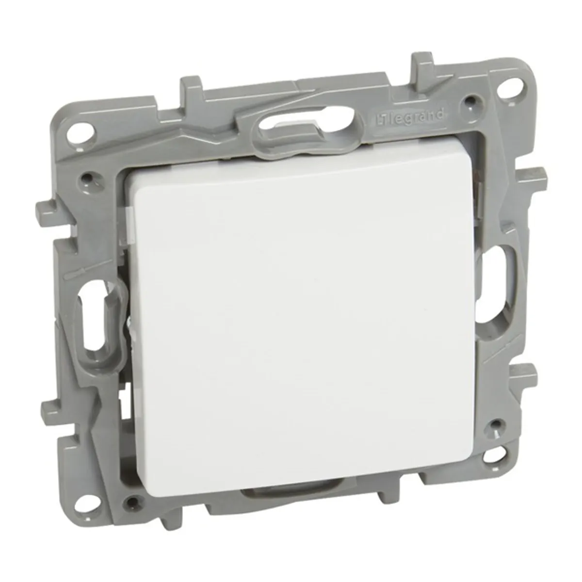 Legrand 764507 Niloé fehér egypólusú nyomókapcsoló #2