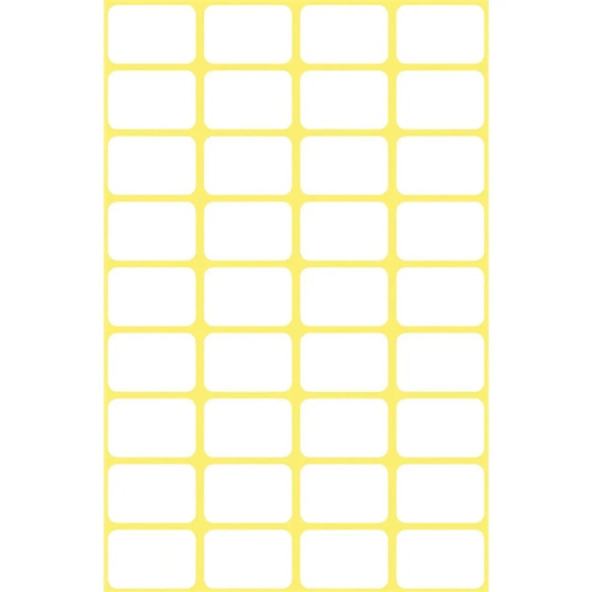 Avery 3042 18x12mm univerzális 216db-os fehér etikett #2