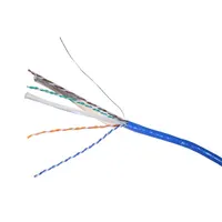 Legrand 032857 Cat6 árnyékolt (F/UTP) 4 érpár (AWG23) PVC kék Eca 305m kartondoboz LCS3 réz fali kábel