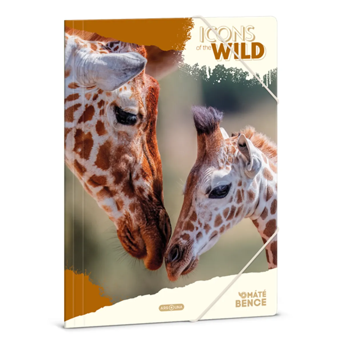 Ars Una Icons of the Wild-Giraffes 25 (5505) A4 gumis mappa #2