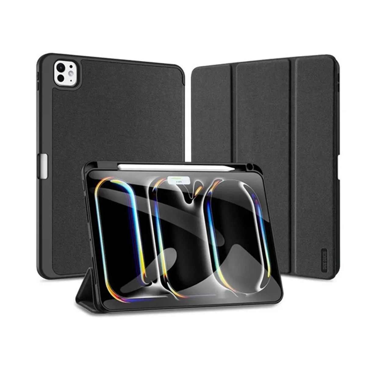 Dux Ducis DD006092 Apple iPad Pro 11 (2024) Domo Series fekete tablet tok (Smart Case Pen) #1