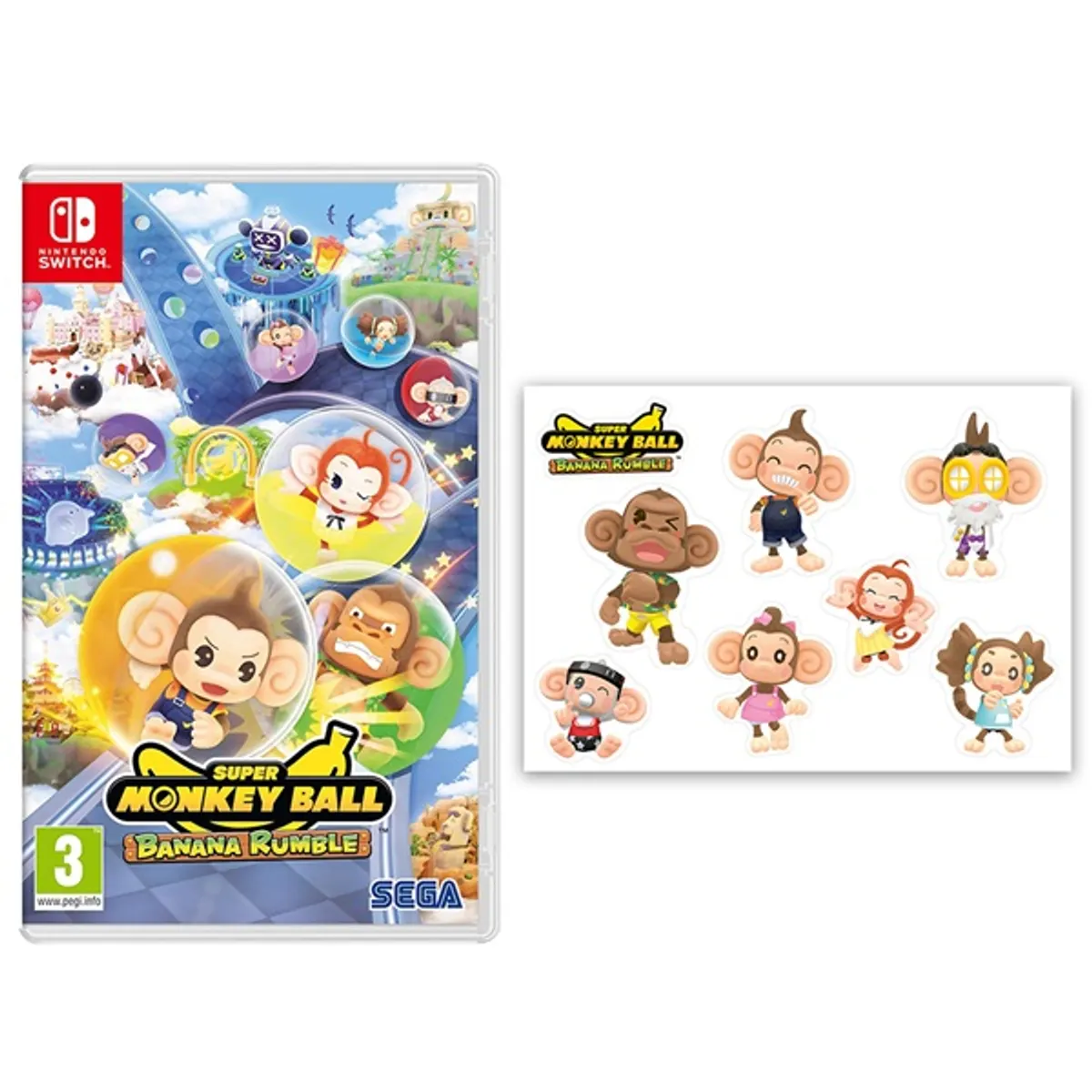 Super Monkey Ball Banana Rumble Nintendo Switch játékszoftver #1