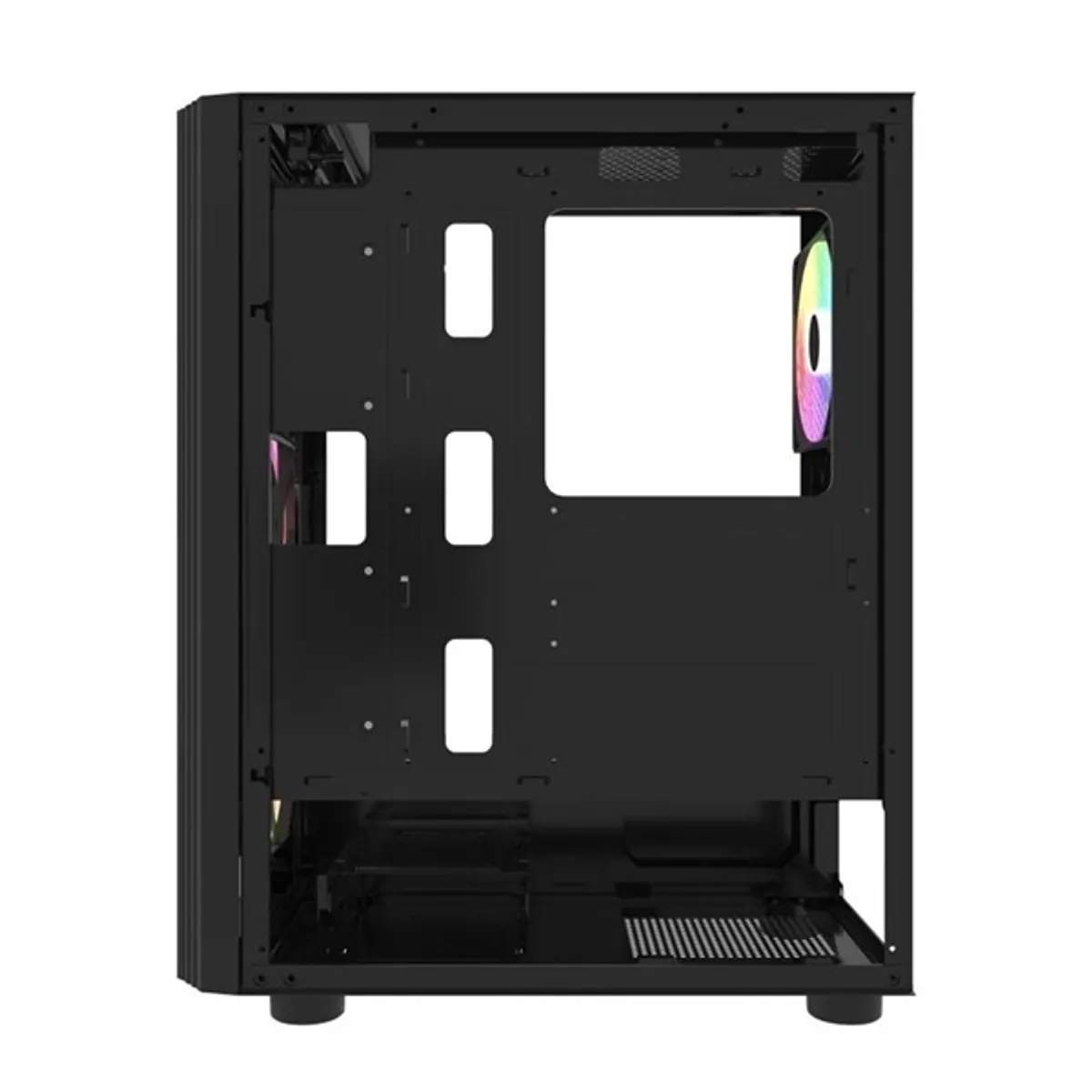 RAIDMAX V152 fekete (táp nélküli) ablakos ATX ház #7