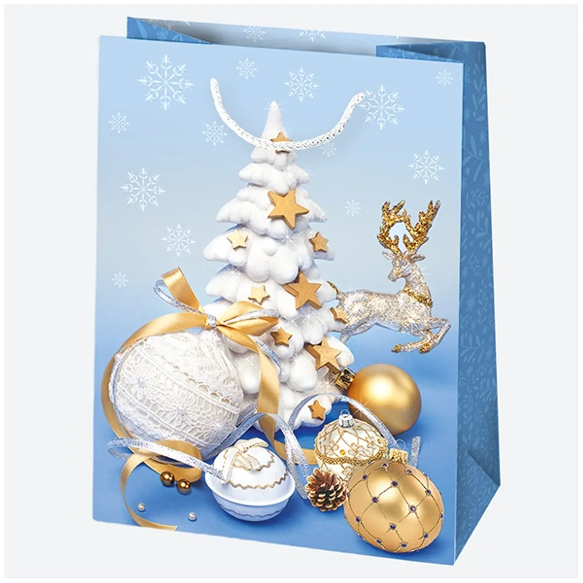 IRIS Karácsonyi ajándéktasak, 405x560x250 mm, különböző színekben és mintával #3