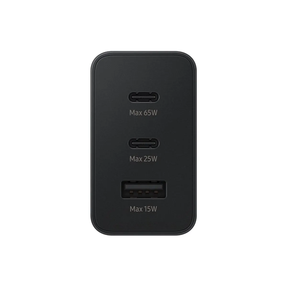 Samsung EP-T6530NBEGEU 65W PD 2xUSB C/USB A fekete hálózati gyorstöltő adapter #3