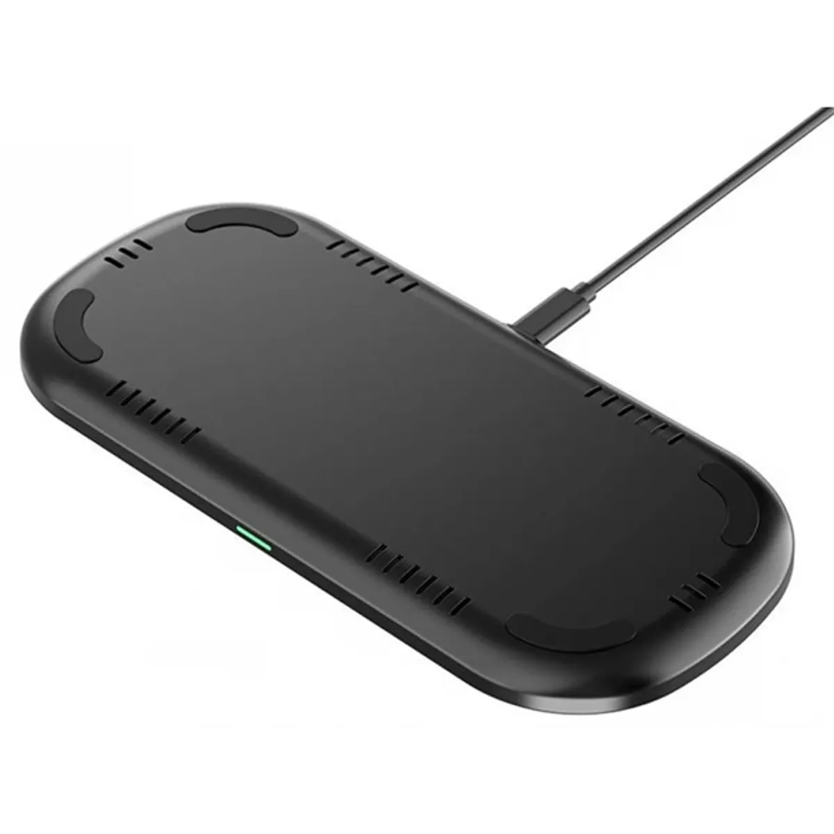 Choetech T535-S DUAL fekete vezeték nélküli töltő #5