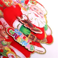 Iris 3D Mikulás mintás/24x36cm 2db karton dekoráció #3