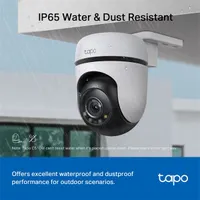 TP-Link Tapo C510W 2K 3MP IP65 Night Vision fehér kültéri biztonsági Wi-Fi kamera #9