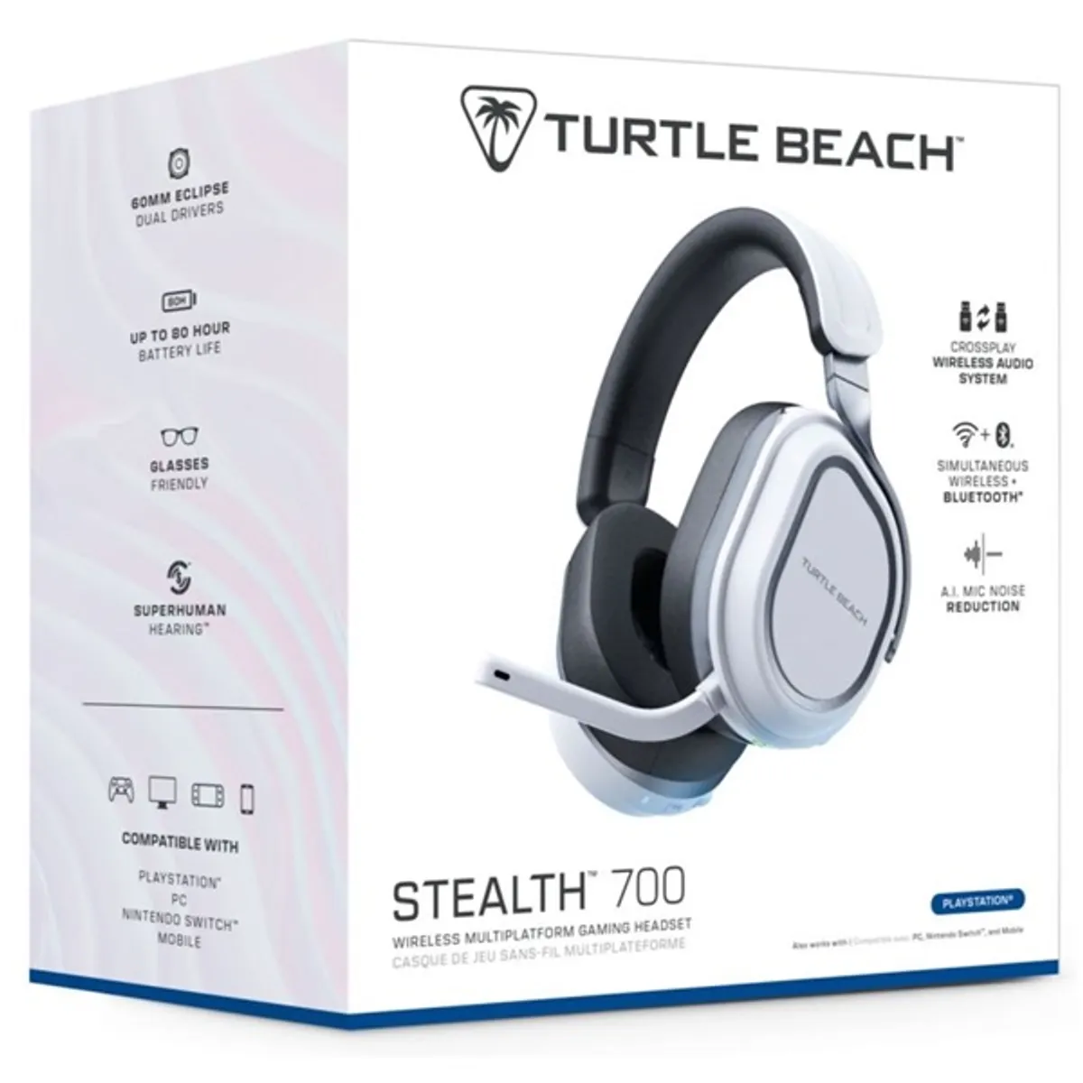 Turtle Beach TBS-3101-15 Stealth 700PS GEN3 PS4/PS5/PC vezeték nélküli fehér gamer headset #10