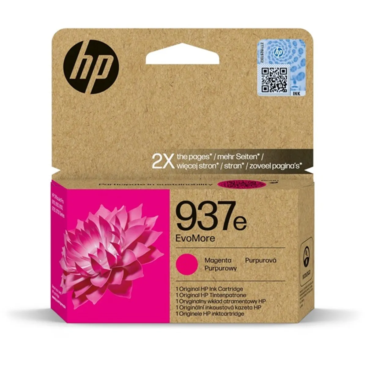 HP 4K0U8NE magenta tintapatron #1
