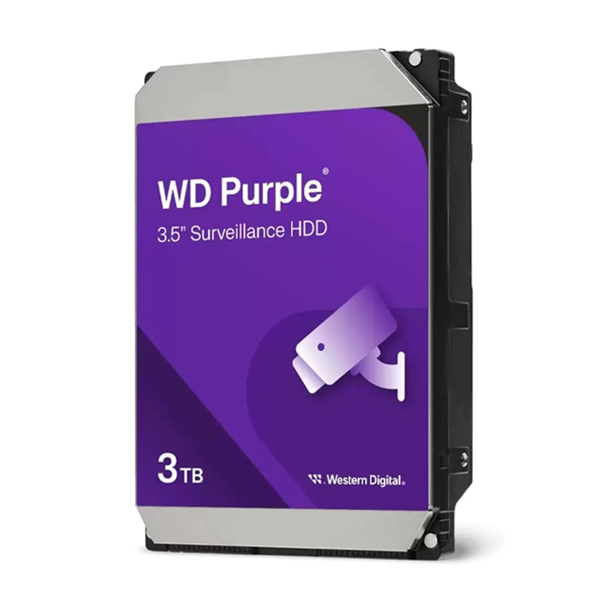 Western Digital 3,5" 3000GB belső SATAIII 5400RPM 256MB PURPLE WD33PURZ winchester 3 év #1