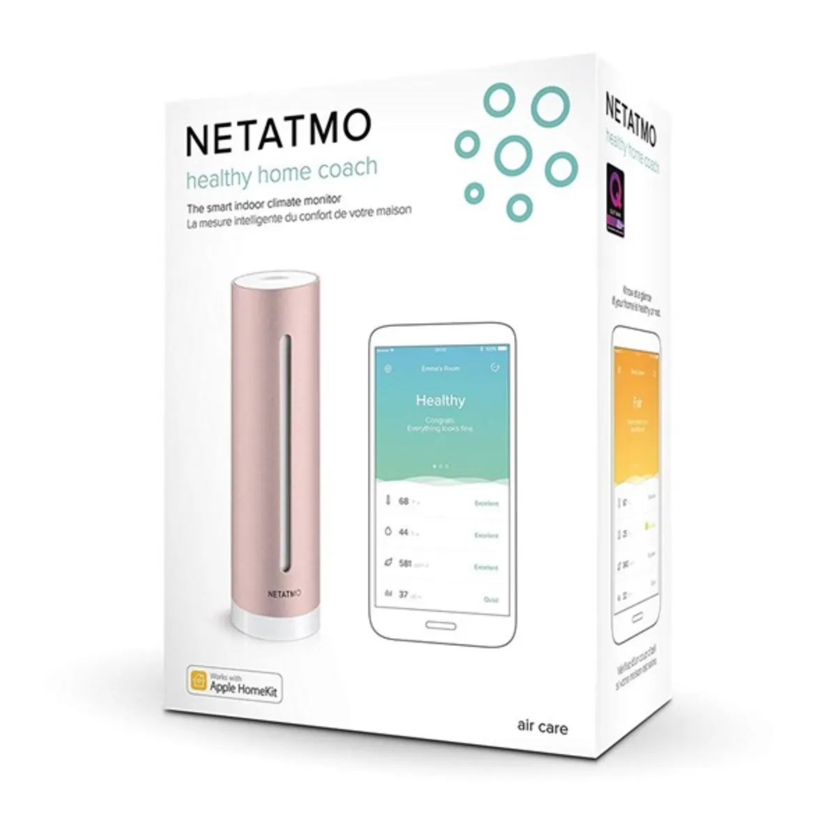 Netatmo Healthy Home Coach okos hőmérséklet, zaj és páratartalom megfigyelő állomás #2