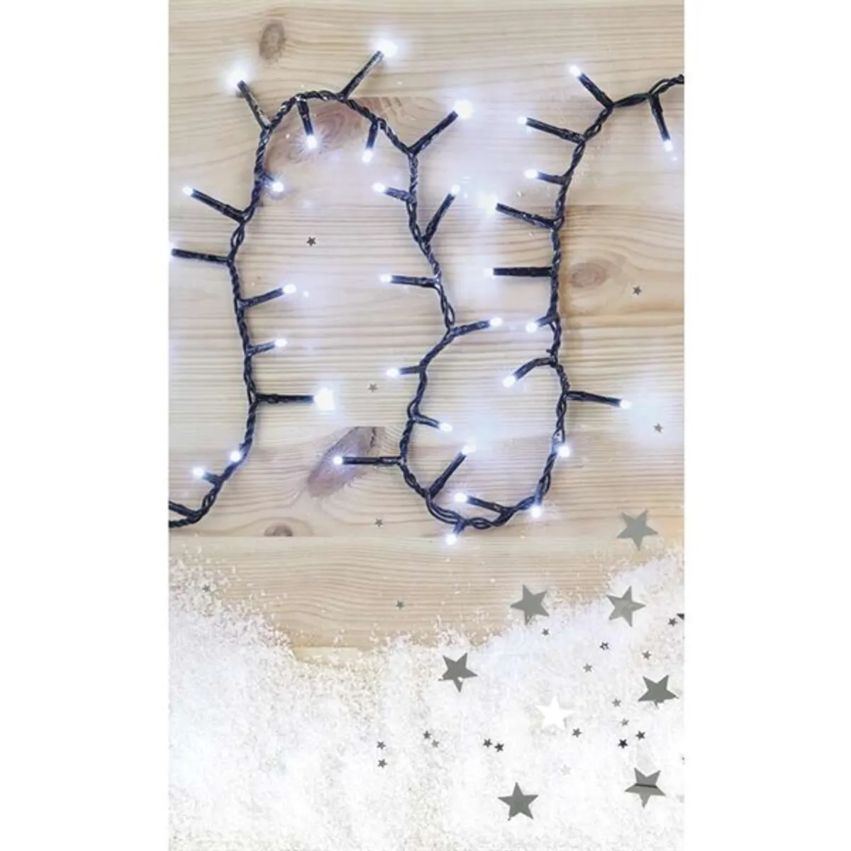 Emos D4BC02 8m/400LED/kül-beltéri/időzítős/hideg fehér/süni karácsonyi LED fényfüzér #8