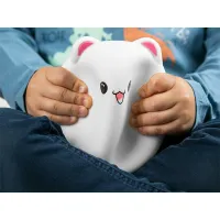 Tracer Teddy Bear, RGB LED, 5 színtónus, 4 világítási mód, Szilikon, Vezeték nélküli, éjszakai lámpa #5