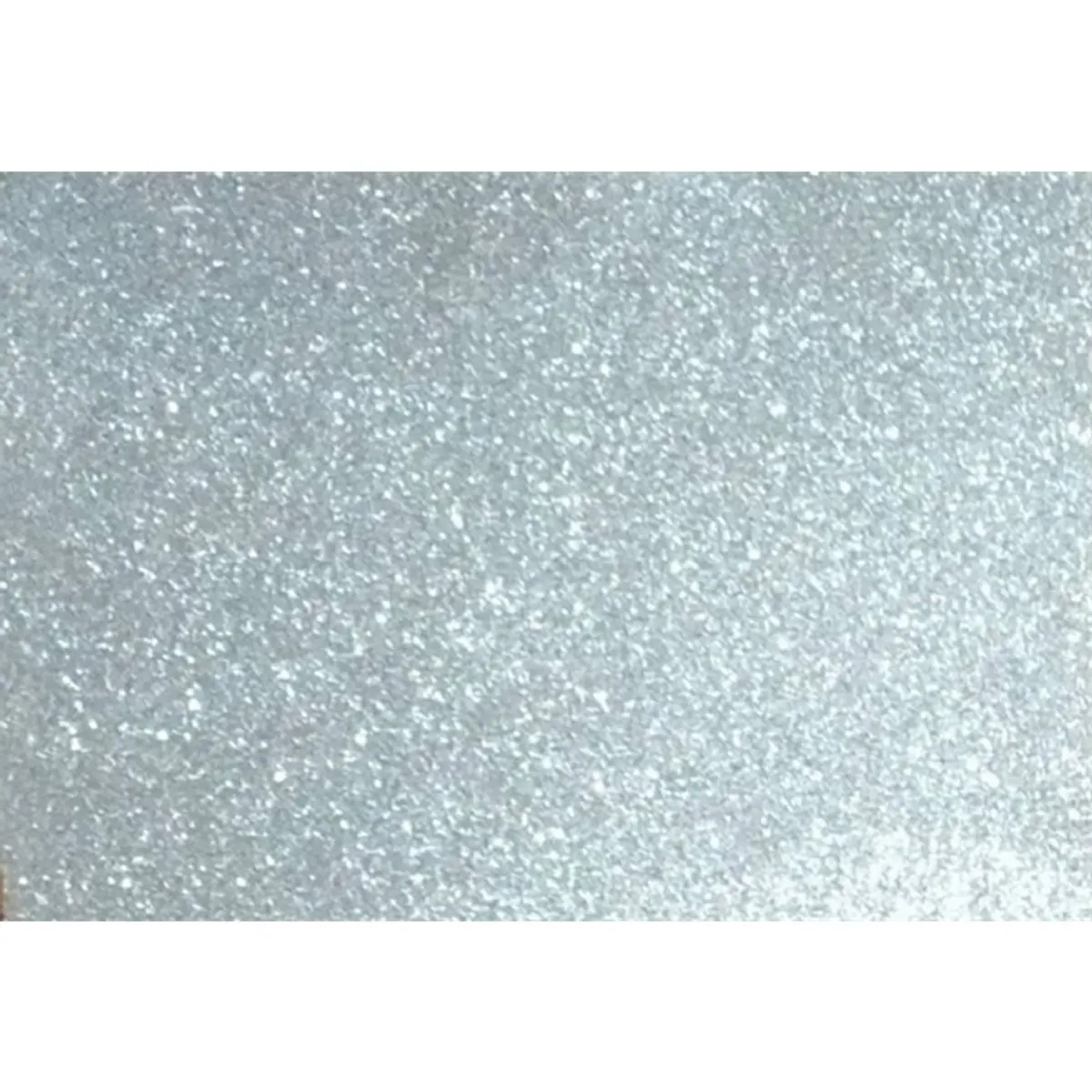 Kreatív 20x30cm öntapadós 2mm glitteres ezüst dekorgumilap #1