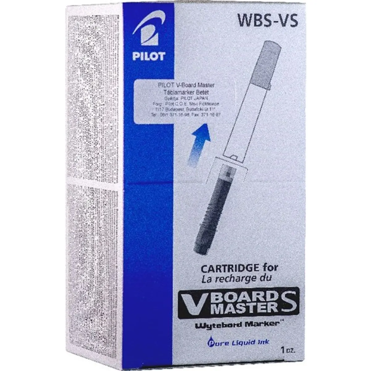 Pilot BeGreen V-Board Master S 12 db/csomag piros táblamarker betét #2