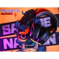 A4-Tech Bloody M595 Renegade Midnight USB fekete-sárga gamer headset #9