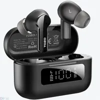 TOZO Aerosound 2 NC True Wireless Bluetooth fekete fülhallgató