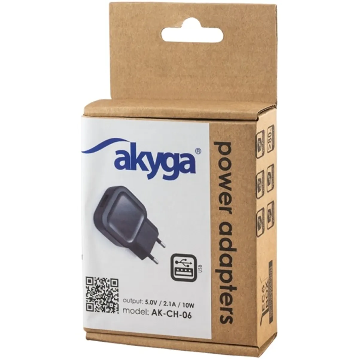 Akyga 5V/2,1A/10W hálózati USB töltő #3