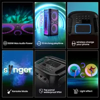 Hisense Party Storm1 300W Bluetooth party hangszóró + 2 mikrofon #5