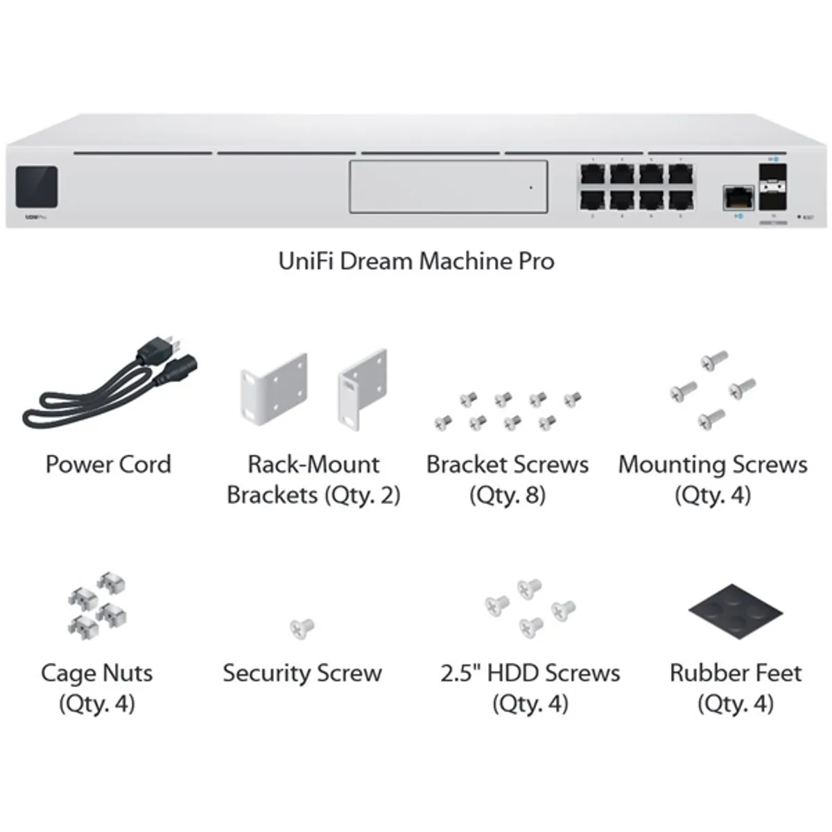 Ubiquiti UniFi Dream Machine PRO 8xGbE LAN 1xSFP 1xSFP+ 19" 1U komplett (Switch, Tűzfal, Controller, VPN)hálózati eszköz #4