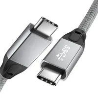 AVAX CB901 THUNDER 1m 3.2 Type C, USB4 100W/10Gbps fonott viharszürke kábel #2
