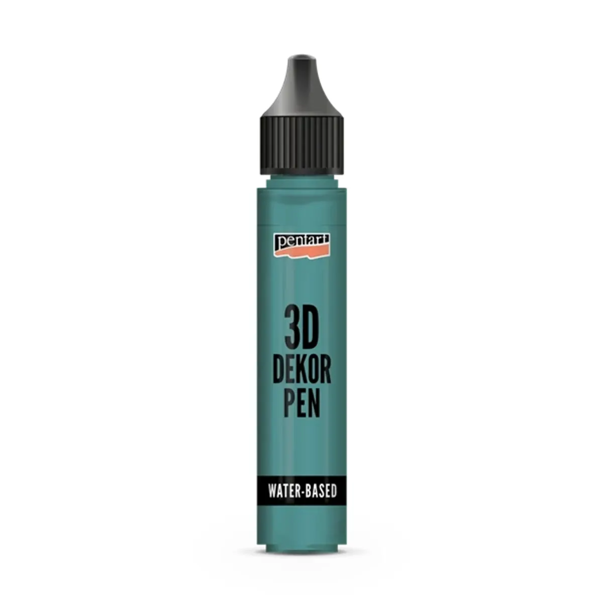 Pentart 30 ml átlátszó smaragdzöld 3D dekortoll #1