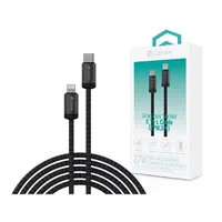 Devia ST124349 Gracious Series 3m 27W PD Type-C/Lightning fekete adat és töltőkábel #1