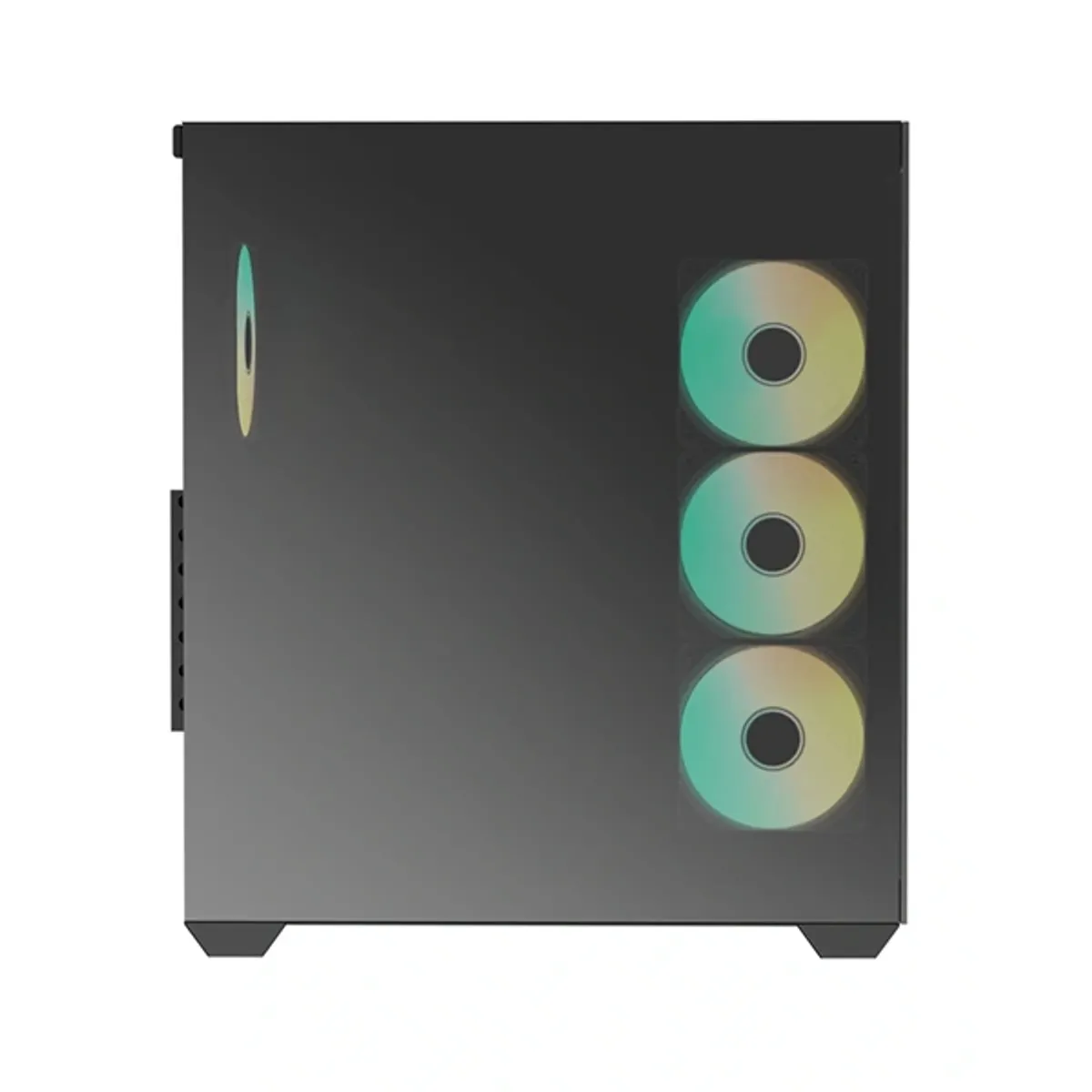 RAIDMAX i800 Chrome fekete (táp nélküli) ablakos ATX ház #3