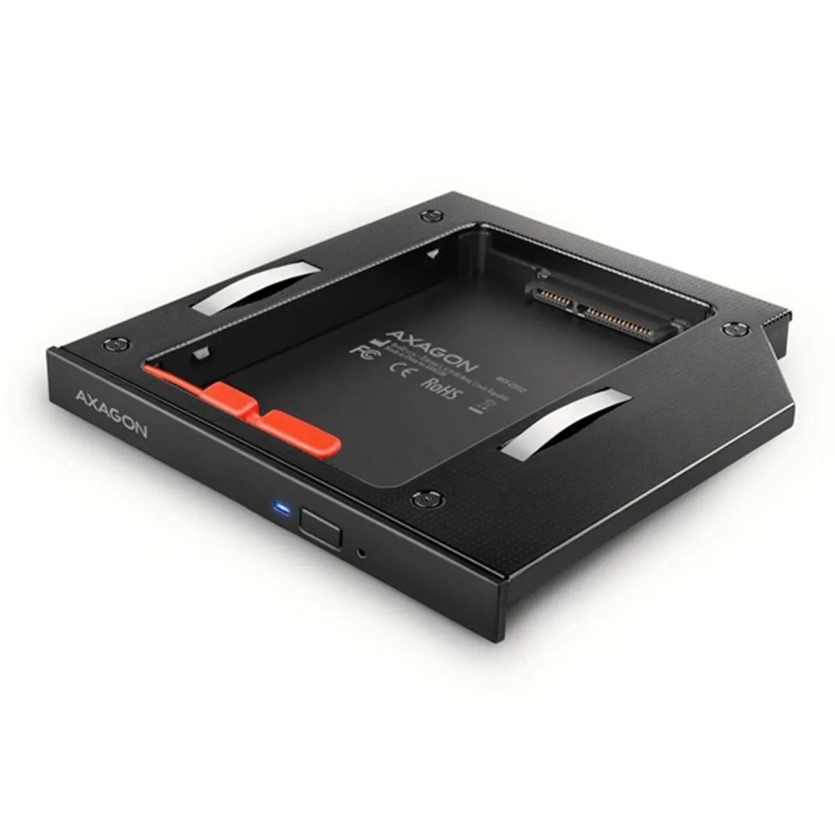 Axagon RSS-CD12 2,5" SATA SSD/HDD caddy optikai meghajtó beépítő keret #1