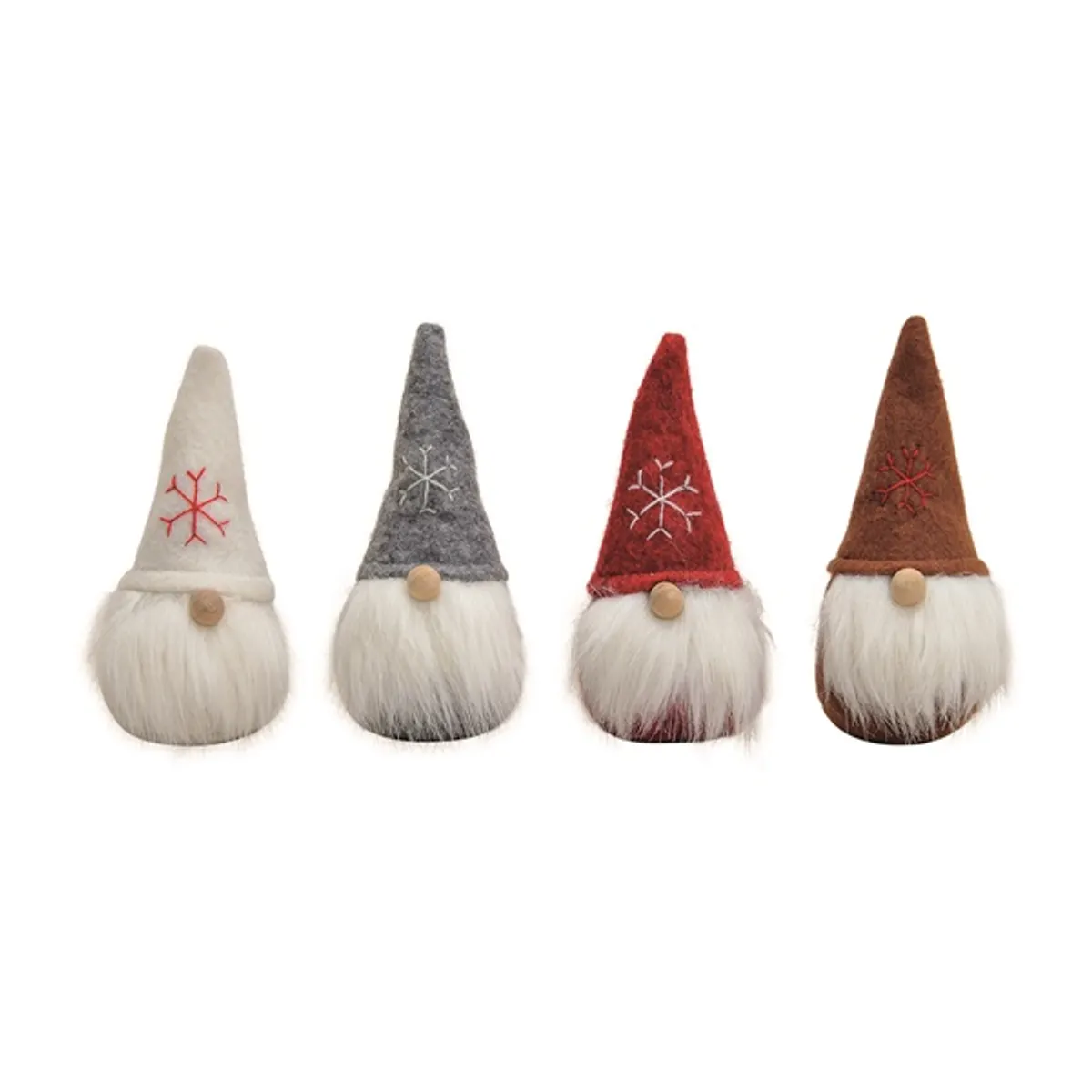 Plüss 12x6cm gnóm dekoráció #1