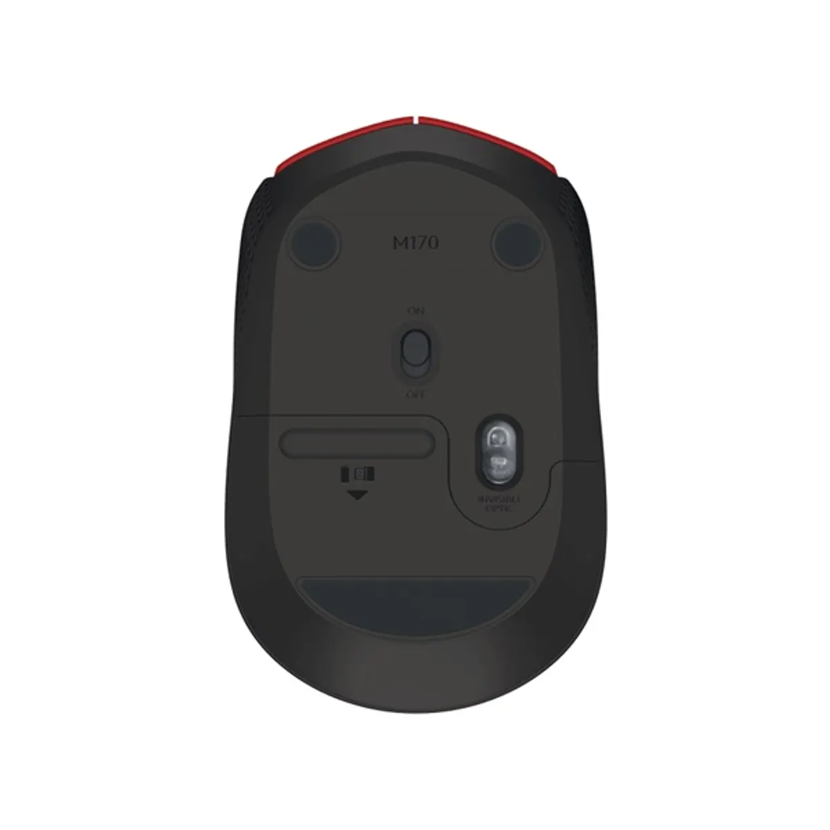 Logitech M171 vezeték nélküli piros notebook egér #4