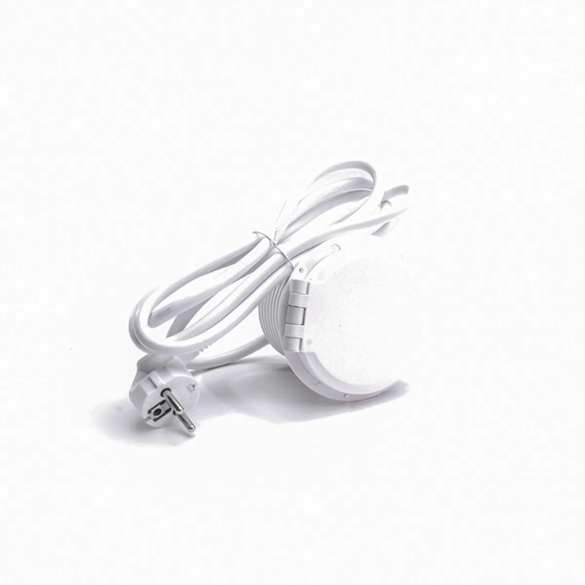 TOO GPS-104-1W IP20,1x 2P+F,USB-A,Type-C,Qi- töltés,kábelkiv., fehér asztalba süllyeszthető elosztó #1