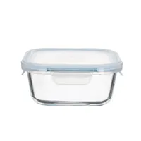 TOO KT-85 üveg 320 ml-es hőálló négyzet alakú ételtároló csatolható műanyag tetővel #2