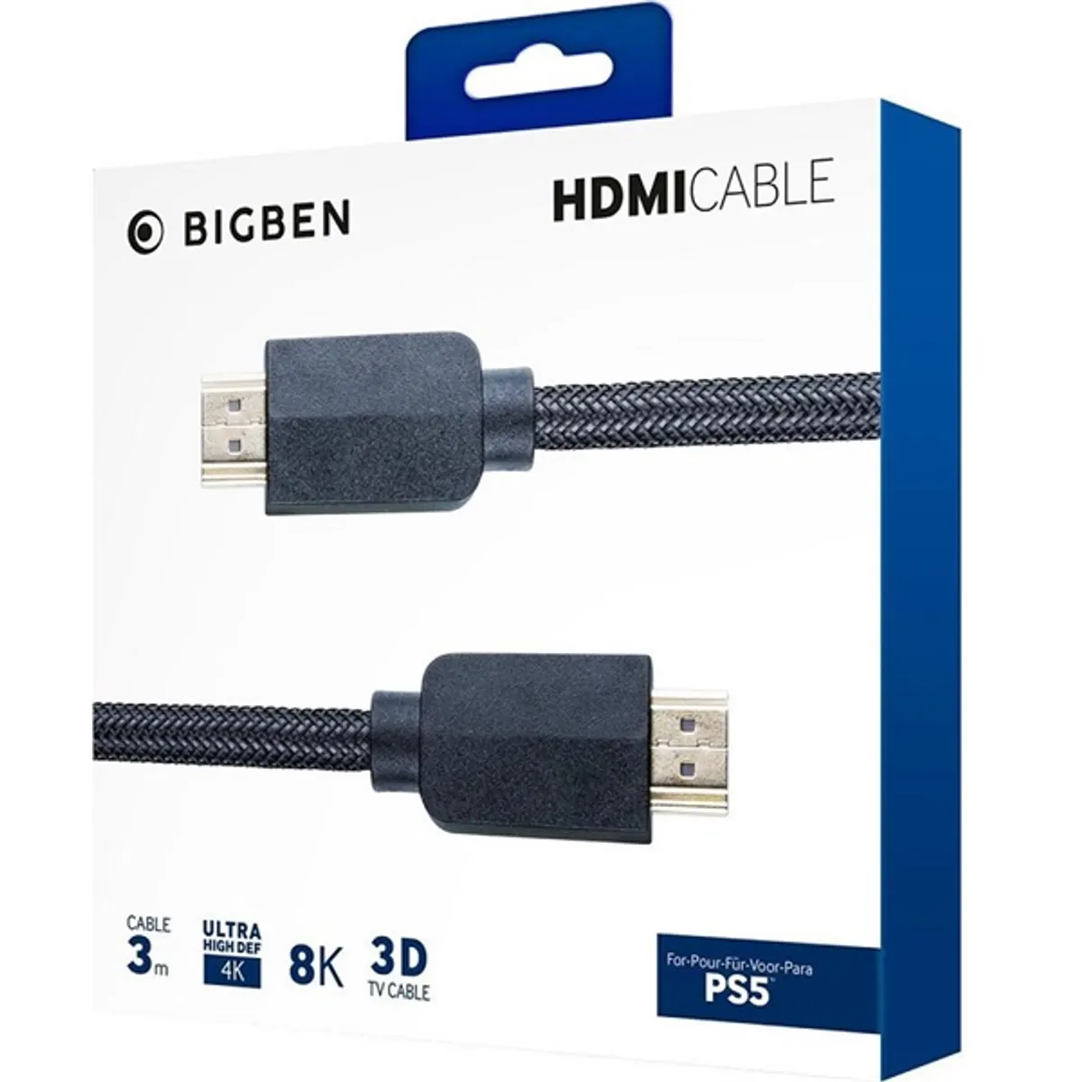 BigBen 2807094 3m HDMI PS5 kábel #1