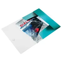 Leitz Wow pp jégkék gumis mappa #2