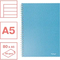 Esselte ColourBreeze A5 vonalas kék spirálfüzet #2