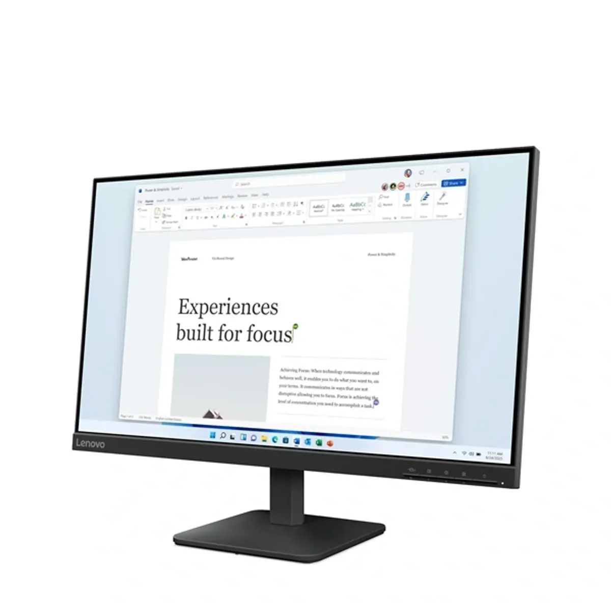 Lenovo 27" L27-4e FHD IPS DP/HDMI/VGA fekete monitor #2