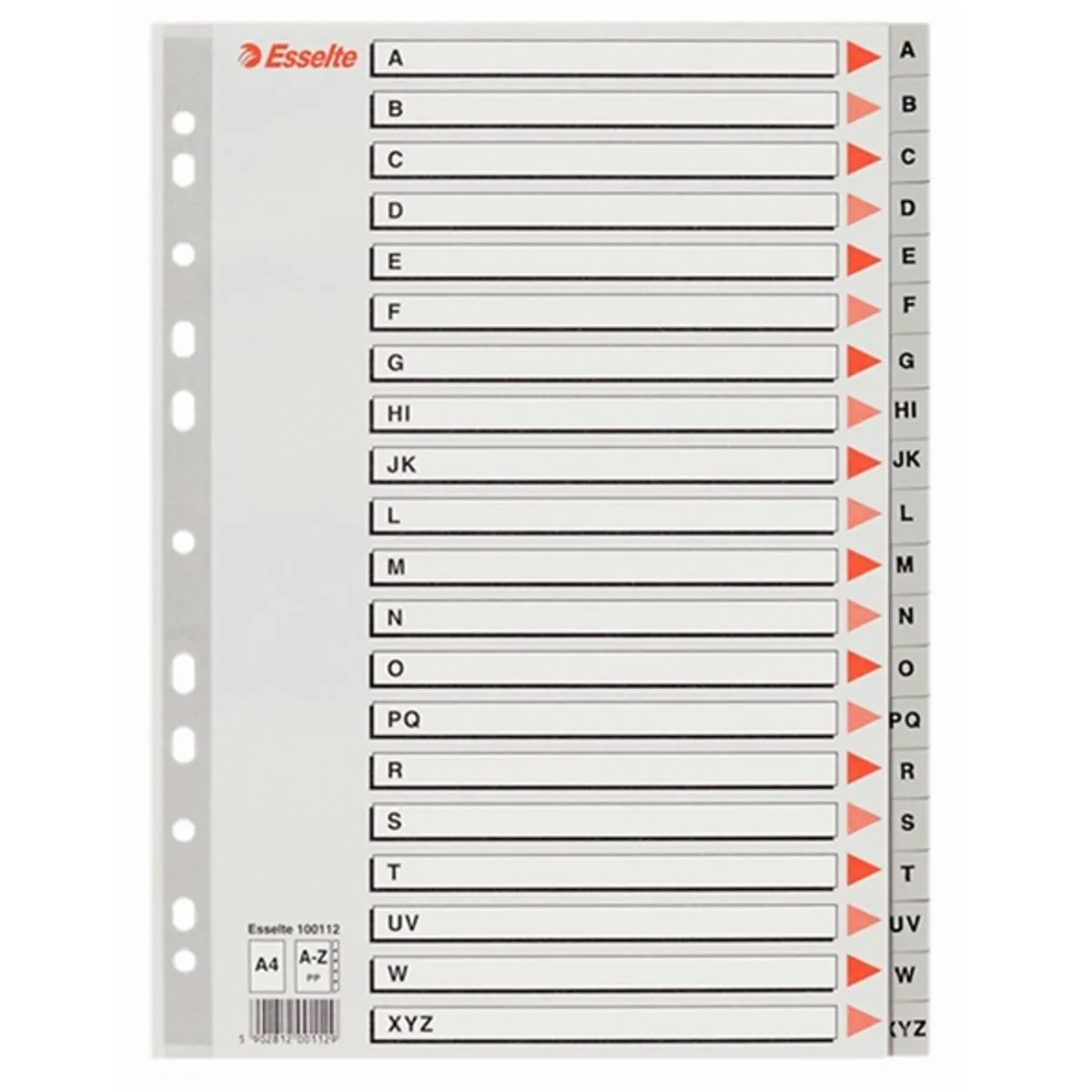 Esselte A4 A-Z-ig műanyag regiszter #1