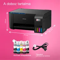 Epson EcoTank L3271 színes nyomtató MFP, WiFi/USB, 8100/6500 oldal tinta a dobozban #4
